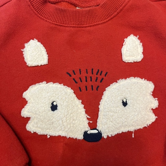 Carters 2pc Fox Sweatshirt and Pant Set - Picture 3 of 8
